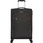 American Tourister Maleta Crosstrack Spinner Expansible 67cm Gris y Rojo 4 Ruedas